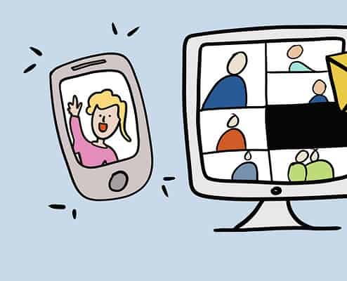 Die drei häufigsten digitalen Ablenkungen im Büro: E-Mails, Smartphone und digitale Medien