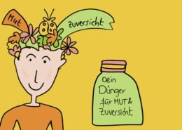Dünger wie Mut und Zuversicht