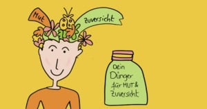 Dünger wie Mut und Zuversicht