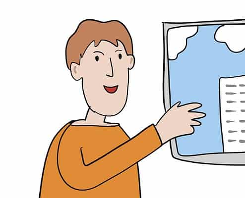 Fernblick aus dem Fenster