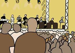 Open-Air-Konzert Musik, die Menschen verbindet und gute Laune macht