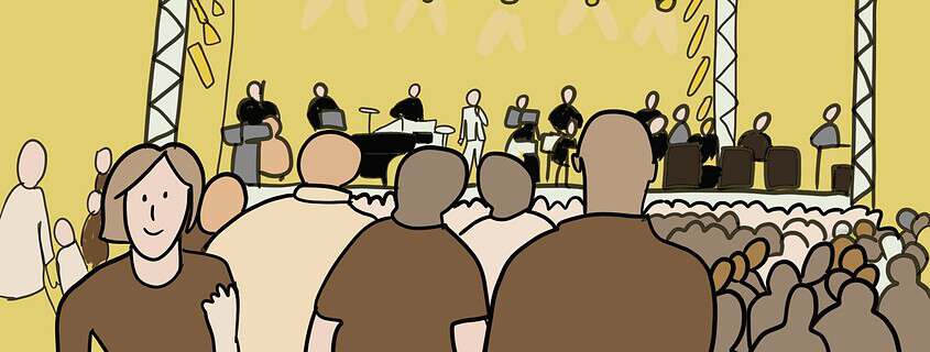 Open-Air-Konzert Musik, die Menschen verbindet und gute Laune macht